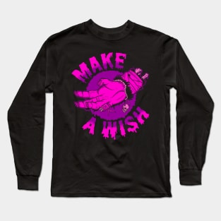 Make a Wish (purple) Long Sleeve T-Shirt